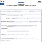 Procuration par mandat (original)